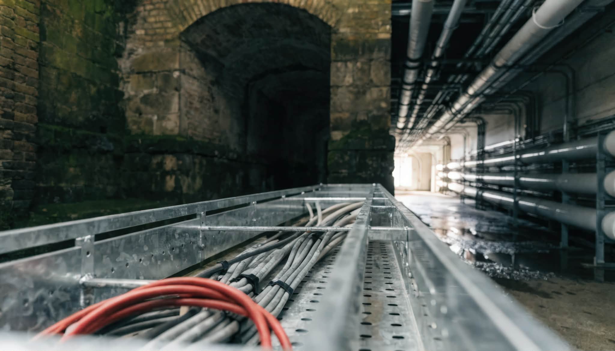 Cable trunking installation by Coslec Technical Solutions